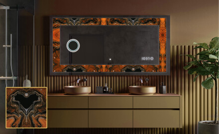 Dekorativ Spegel Med Belysning - Mosaic Dreams