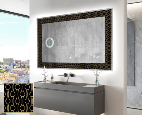 Dekorativ Spegel Med Belysning - Nordic Charm