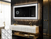 Dekorativ Spegel Med Belysning - Marble Uplift