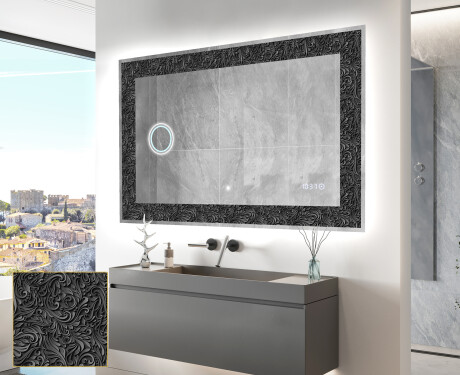 Dekorativ Spegel Med Belysning - Dark Elegance