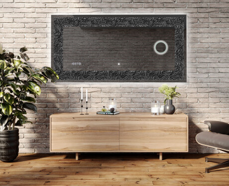 Dekorativ Spegel Med Belysning - Dark Elegance #5