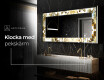 Dekorativ Spegel Med Belysning - Golden Streaks #8