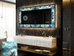 Dekorativ Spegel Med Belysning - Sapphire Reflections