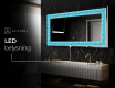 Dekorativ Spegel Med Belysning - Divergent Lines #6