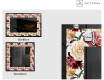 Dekorativ Spegel Med Belysning - Flowers Full Of Colors #2