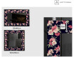 Dekorativ Spegel Med Belysning - Floral Layouts #2