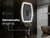 LED Badrumsspegel med oregelbunden form M222 #8