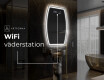 LED Badrumsspegel med oregelbunden form M223 #6