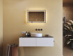 Badrumsspegel med LED-belysning Spegel 70x50cm med Dual color, Touch-brytare, Värmemattor - L49 #9