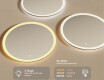 Rundt badrumsspegel med LED-belysning 80 cm med Dual color, Touch-brytare, Värmemattor #3