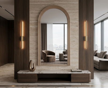 Modern spegel med lackerad ARCUS MDF-ram #5