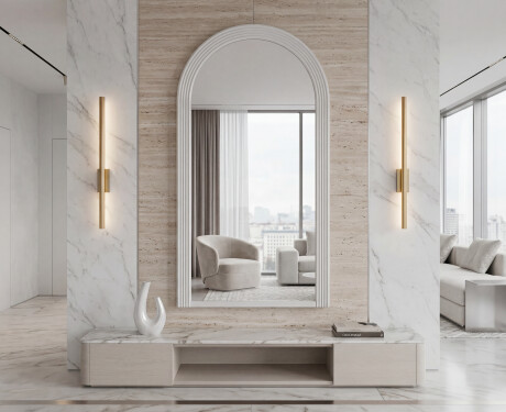 Modern spegel med lackerad ARCUS MDF-ram #7