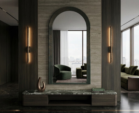 Modern spegel med lackerad ARCUS MDF-ram #9