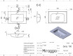 Handfat DELLA 700 MIRASOFT