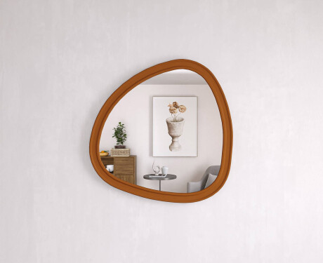 Oregelbunden spegel med MDF-ram L302 #9