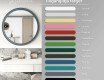 Rund spegel med MDF-finish L300 #3
