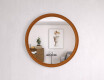 Rund spegel med MDF-finish L300 #10