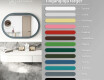 Badrumsspegel med MDF-ram L301 #3