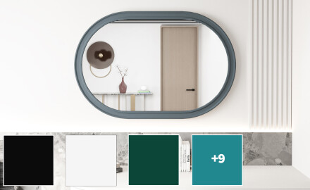 Badrumsspegel med MDF-ram L301