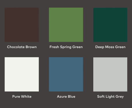 Smal vågig spegel i lackerad VIPER MDF-ram #3