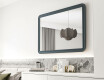 Rundat spegel med MDF-ram L299