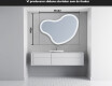 LED Badrumsspegel med oregelbunden form N222 #3