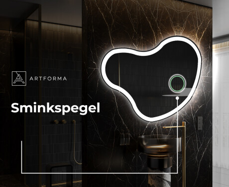 LED Badrumsspegel med oregelbunden form N222 #4