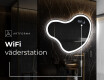 LED Badrumsspegel med oregelbunden form N222 #6