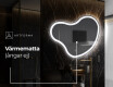 LED Badrumsspegel med oregelbunden form N222 #8