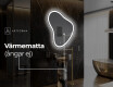 LED Badrumsspegel med oregelbunden form V222 #9