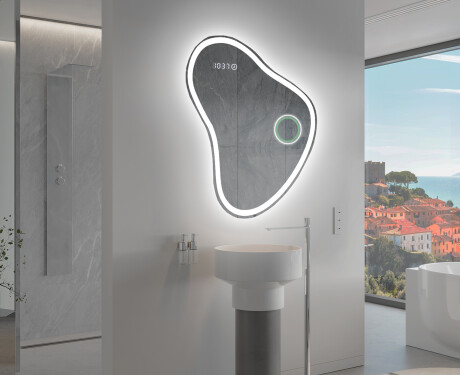 LED Badrumsspegel med oregelbunden form V222 #10