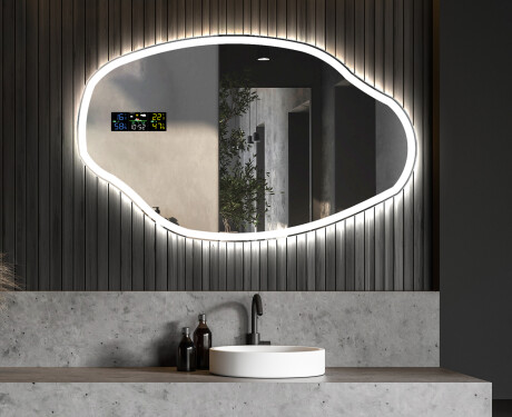 Väggspegel LED asymmetrisk O222 #6