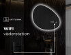 LED Badrumsspegel med oregelbunden form H221 #7