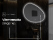 LED Badrumsspegel med oregelbunden form H221 #9