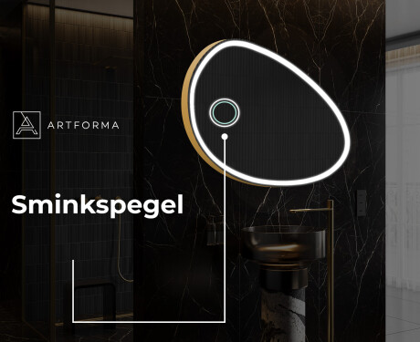 LED Badrumsspegel med oregelbunden form H222 #6