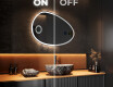 LED Badrumsspegel med oregelbunden form H222 #3