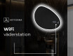 LED Badrumsspegel med oregelbunden form H222 #9