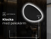 LED Badrumsspegel med oregelbunden form H222 #8