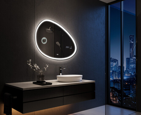 LED Badrumsspegel med oregelbunden form H222 #10