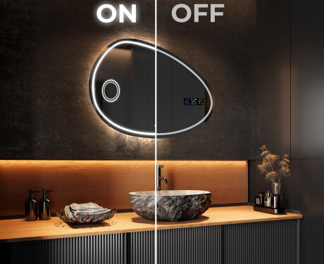 LED Badrumsspegel med oregelbunden form H223 #3