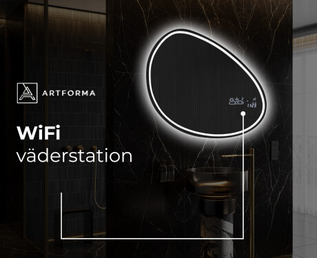 LED Badrumsspegel med oregelbunden form H223 #7