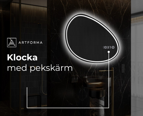 LED Badrumsspegel med oregelbunden form H223 #8