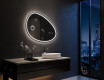 LED Badrumsspegel med oregelbunden form H223 #10