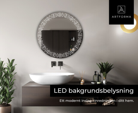 Rund badrumsspegel med LED-belysning Spegel L33 #5