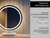 Rund badrumsspegel med LED-belysning Spegel L33 #4