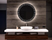 Rund badrumsspegel med LED-belysning Spegel L35