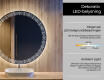 Rund badrumsspegel med LED-belysning Spegel L35 #4