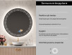 Rund badrumsspegel med LED-belysning Spegel L35 #6