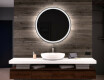 Rund badrumsspegel med LED-belysning Spegel L76