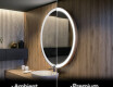 Rund badrumsspegel med LED-belysning Spegel L76 #5